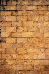 Wall Mural - Background of stone wall texture