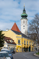 Wall Mural - View to street in Vienna.