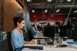 © MyMicrostock/Stocksy - Businesswoman working at the office