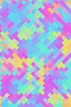 Vibrant Colorful Iridescent Mosaic Background/Pattern
