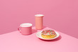 © Juan Moyano/Stocksy - pink breakfast