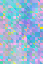 Pastel, Iridescent Colorful Mosaic Background/Pattern