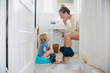 © jamie grill photography/Stocksy - Potty training