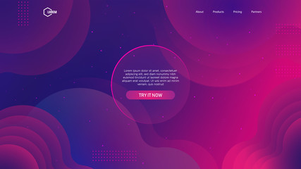 Background template for landing page website