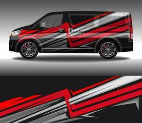  Car wrap decal design vector, custom livery race rally car vehicle sticker and tinting.