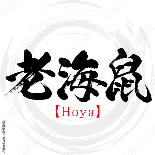 老海鼠 Hoya 筆文字 手書き Stock Vector Adobe Stock 老海鼠 Hoya 筆文字 手書き Stock Vector Adobe Stock