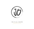 © FAAZT_Creative - J O JO Beauty vector initial logo, handwriting logo of initial signature, wedding, fashion, jewerly, boutique, floral and botanical with creative template for any company or business.
