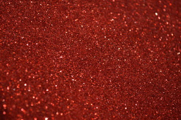 Bokeh image of the surface of the glittering sheet.