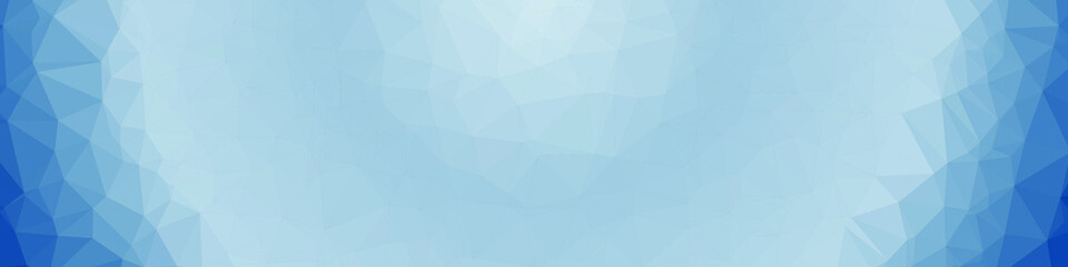 Classic Blue Abstract trianglify Generative Art background illustration