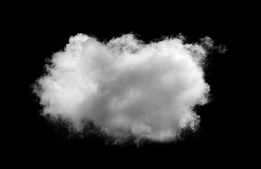 white clouds  on black background