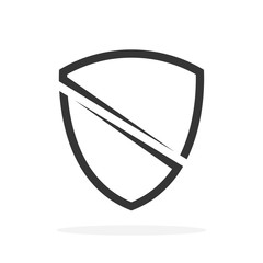 Wall Mural - vector shield icon