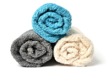 Set of roll soft spa towels