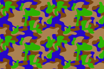 Full seamless abstract military camouflage skin pattern vector for decor and textile. Army masking design for hunting textile fabric printing and wallpaper. Design for fashion and home design.