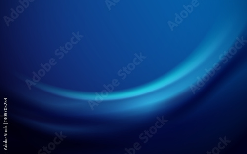 Abstract blue futuristic wavy background. Vector illustration
