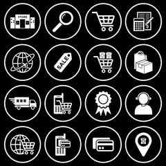 Wall Mural - online shopping icon vector design symbol