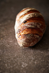 Wall Mural - Hard bread on stone background