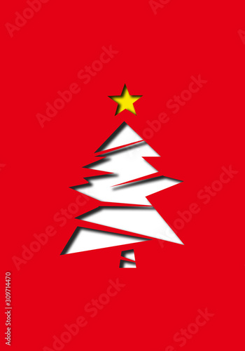 Christmas Tree Illustration クリスマスツリーのイラスト Stock Illustration Adobe Stock