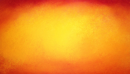 Wall Mural - Orange yellow and red background with border texture grunge in abstract bold colorful design