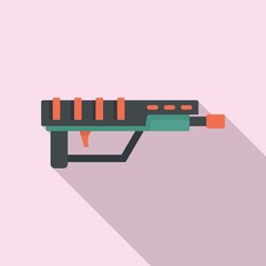 Wall Mural - Game blaster icon. Flat illustration of game blaster vector icon for web design