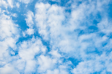 blue sky with clouds