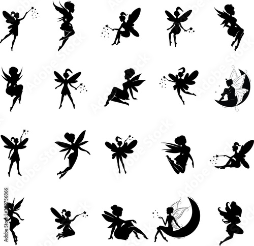 Fairy vector illustration Tableau sur Toile