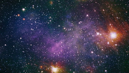 Wall Mural - cosmic clouds of mist on bright colorful backgrounds. elements of this image furnished by nasa