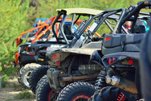 Cool View Of Active ATV And UTV At Summer