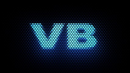 Wall Mural - vb acronym - visual basic