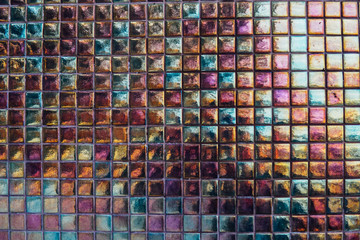 multi-colored square tiles the background structure ceramics dec