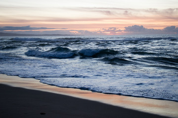 Wall Mural - Ocean waves at Marina California state park