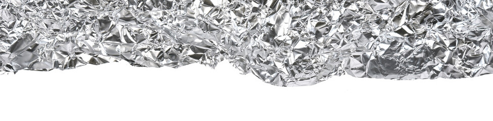 Wall Mural - closeup of an aluminium foil background