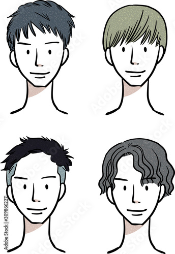 男性 髪型 ヘアスタイル パターン ベクター イラスト Adobe Stock でこのストックベクターを購入して 類似のベクターをさらに検索 Adobe Stock 男性 髪型 ヘアスタイル パターン ベクター イラスト Adobe Stock でこのストックベクターを購入して 類似のベクターをさらに検索 Adobe Stock