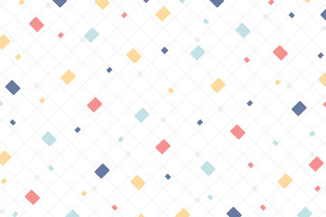 Abstract minimal colorful style of square pattern design elements background. illustration vector eps10