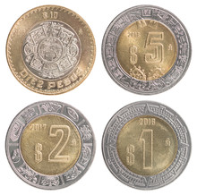 Set Of Mexican Coins