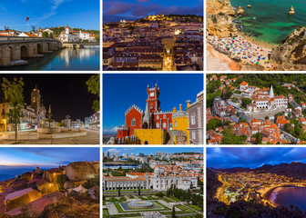 Wall Mural - Collage of Portugal travel images (my photos)