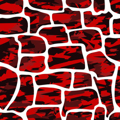 Wall Mural - Camo texture seamless pattern.