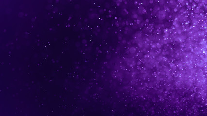 Wall Mural - abstract purple bokeh defocus glitter blur background.