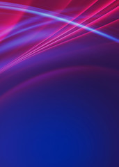 Leinwandbilder - Dark abstract background with neon lines, glow.
