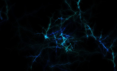 Wall Mural - abstract background with luminous lightning.