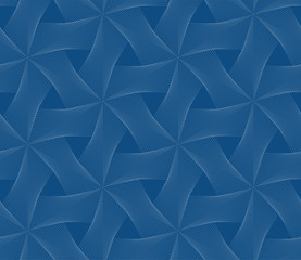 Classic Blue  color 2020  web graphic pattern. Vector blue guilloche seamless pattern design.