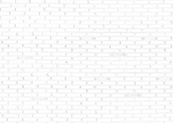  Abstract white brick wall texture for background, Blank copy space.