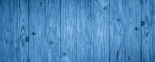 Old Wooden Texture Background Toned In Trendy Classic Blue