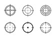 Target Vector icon illustration. Set of target icon 