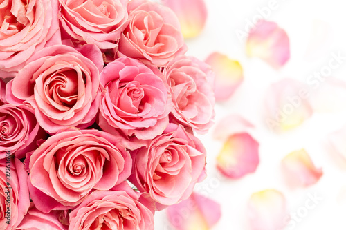 Dekoracja na wymiar  piekne-rozowe-roze