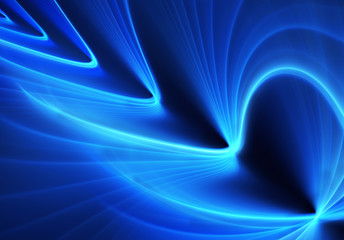 Wall Mural - Abstract color dynamic background with lighting effect. Fractal art