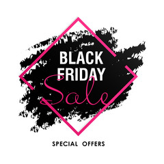 Wall Mural - Black friday sale bright poster