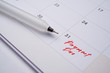 © MuhammadSyafiq - Mortgage payment due on the end of every month. image with pen and calendar