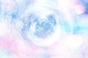 Wall Mural - swirling sky background with clouds / beautiful watercolor clouds background, spring sunset, beautif