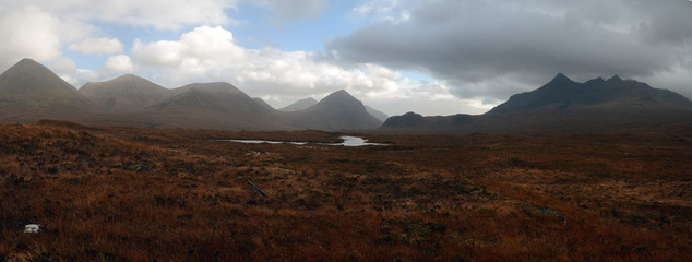 Canvas Print - Panoramique Vallée de Glenfield