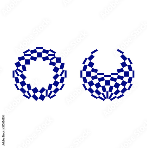 Fotografía Official logo vector Tokyo Summer Olympic Games 2020, Japan Olympic Template Vector
